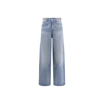 CELINE SS24 Jeans Women's Light Blue