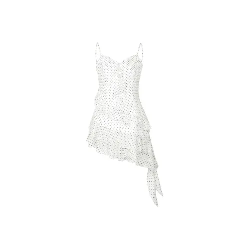 OZVO Slip Dresses Women's White