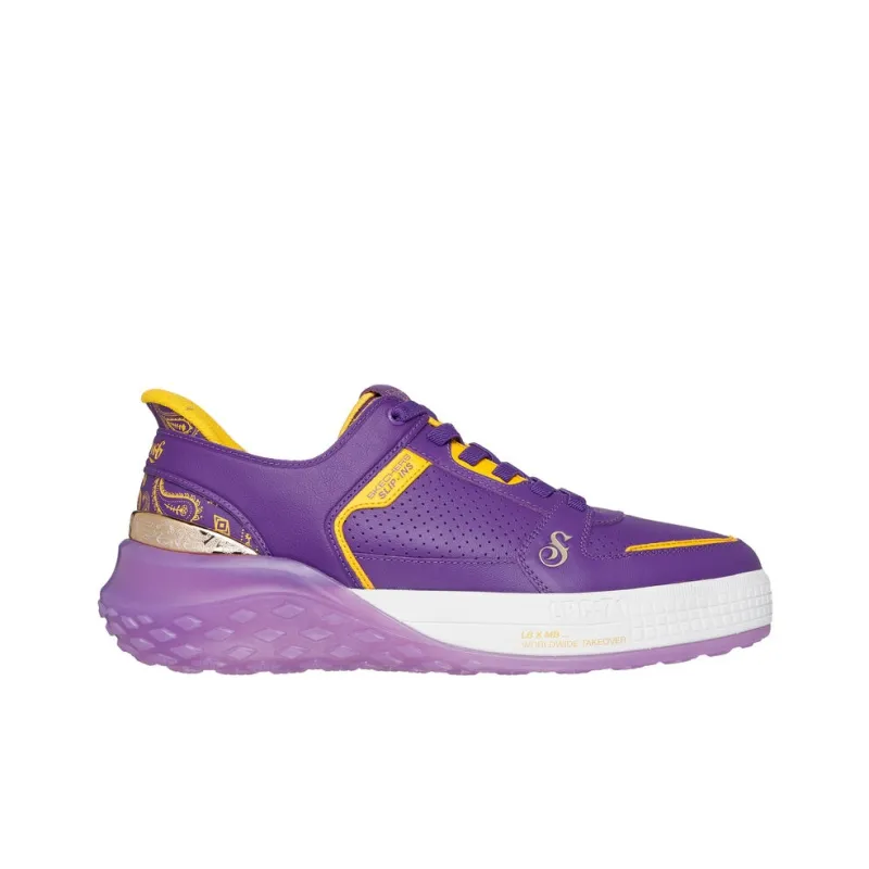 SNOOP DOGG x Skechers Snoop Sizzle Toke Mid Top Casual Shoes Men's Purple-1