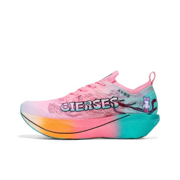 CLERSES Running Shoes Unisex Low Top Sky Goddess Scattering Flowers Anniversary Limited Edition