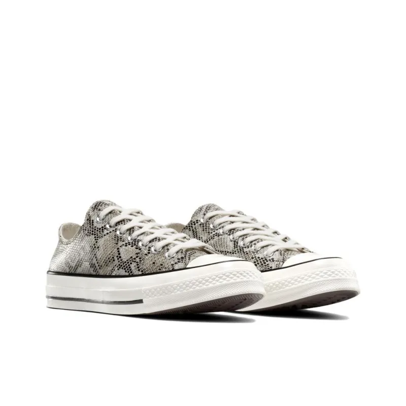 Converse Chuck 70 Anti Slip Wear Resistant Low Top Skateboard Shoes Unisex Gray-2