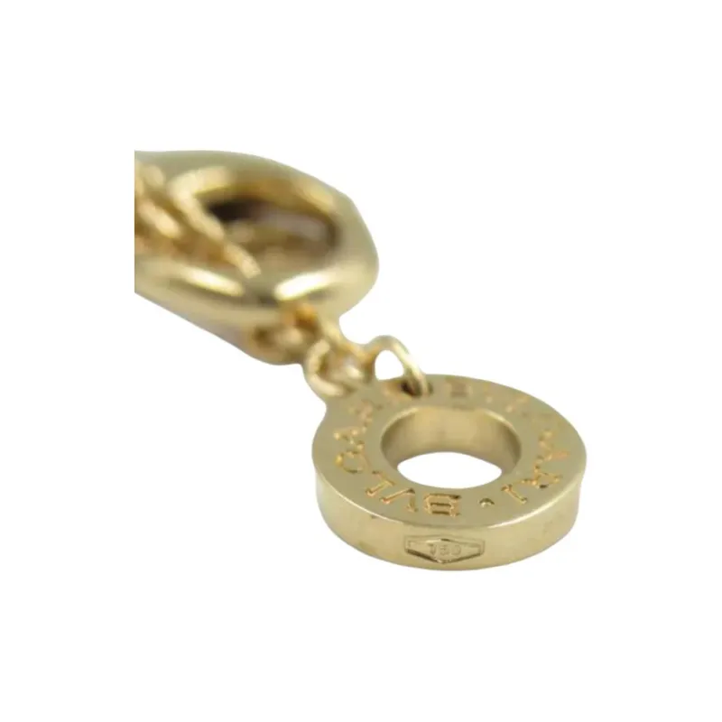 BVLGARI 2010s 18K Yellow Gold Parentesi Diamond Necklace-2