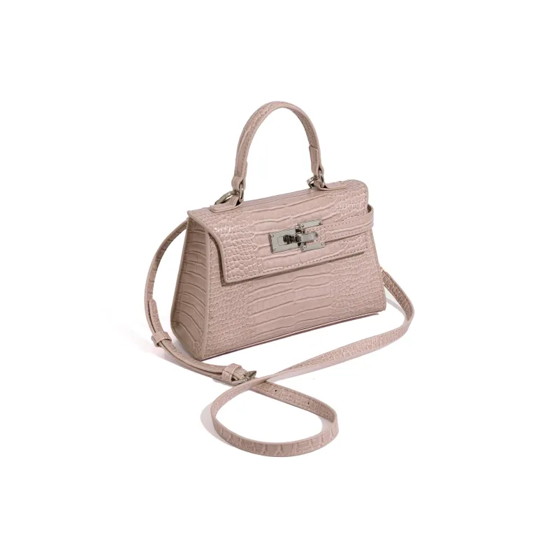BOBDOG PU Handbag, Crossbody Bag Trumpets Women's Pink/Black/Ecru-2