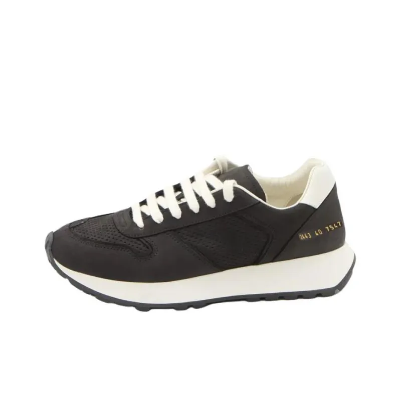 COMMON PROJECTS Track Premium Low Top Casual Shoes Men's Black-0
