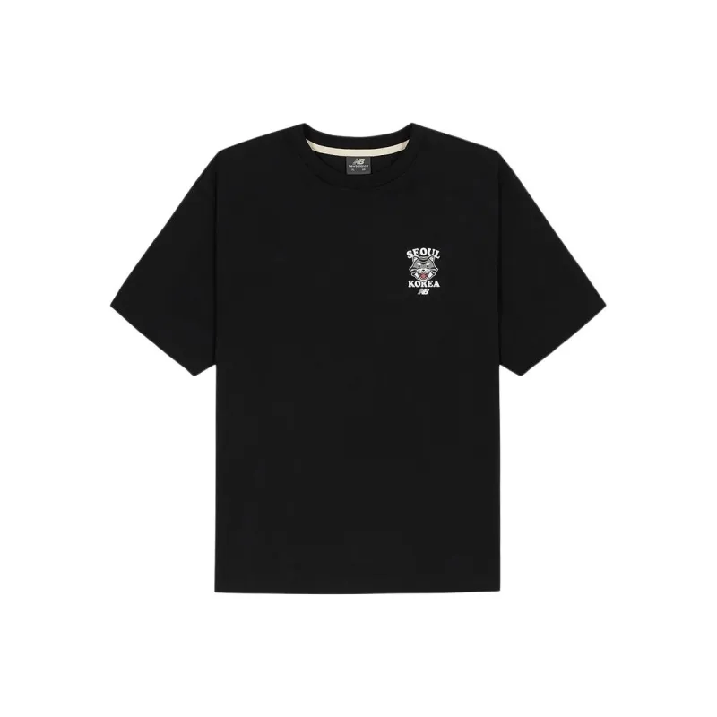 New Balance SEMI OVER FIT T Shirt Unisex Black-0