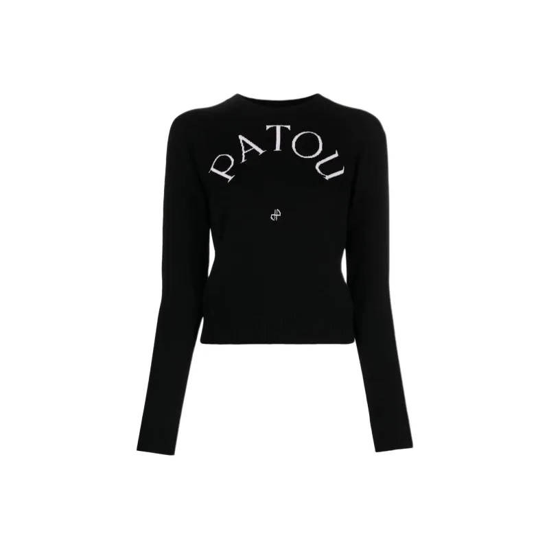 Patou Logo print Wool blend Jumper-0