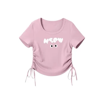 Cotton Gene Set in Sleeve T Shirt Women's