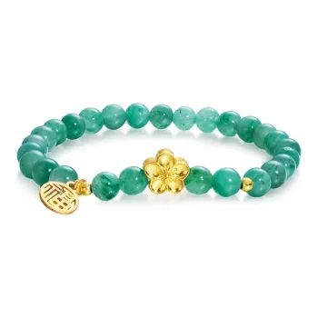 LOVING Natural African Emerald Bracelets Women's