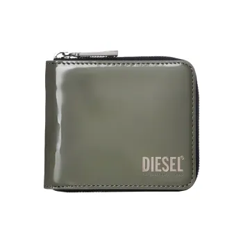 DIESEL Cow Leather Wallet Small Size Men's Khaki