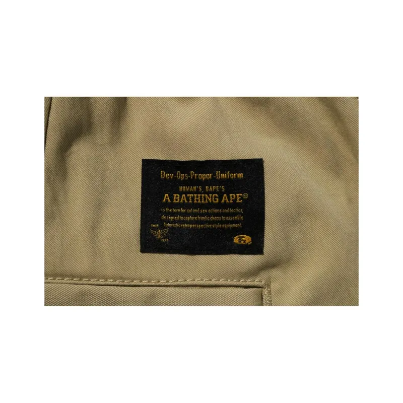 Bape Wide Cargo Shorts-3