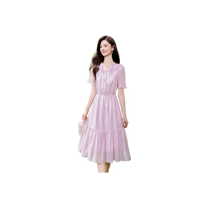 Like The Age Of Water Short Sleeved Dress Women's-0