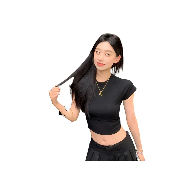 HEISU Raglan Sleeve T Shirt Women's-0