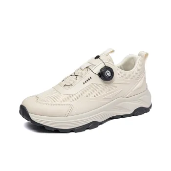 TELENT Cushioning Coverage Low Top Casual Racing Running Shoes Men's Beige