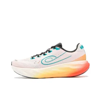QIAODAN Chi Pro Anti Slip Wear Resistant Low Top Casual Racing Running Shoes Men's White Orange