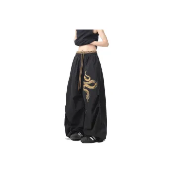 SOCKKEY Casual Pants Unisex Black