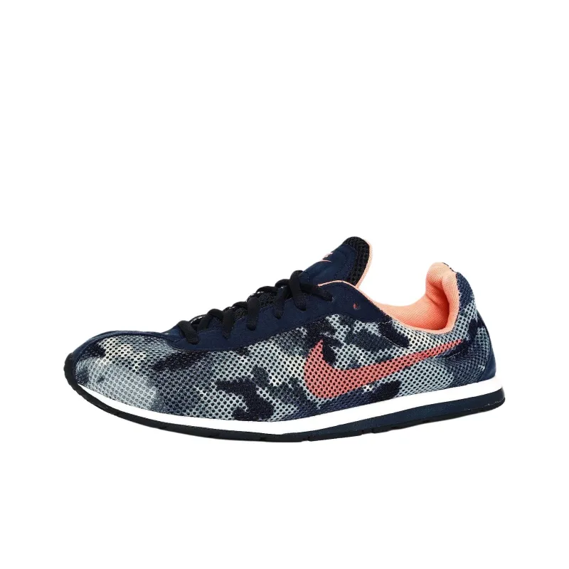 Nike LITTLE RUNNER PRINT Anti Slip Wear Resistant Low Top Casual Running Shoes Women's Blue-2