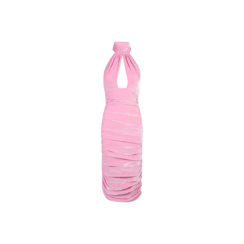 Blumarine Sleeveless Dresses Women's Pink-0