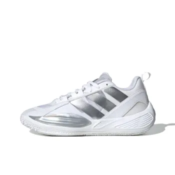 Adidas Slip Resistant Low Top Basketball Shoes Men's White
