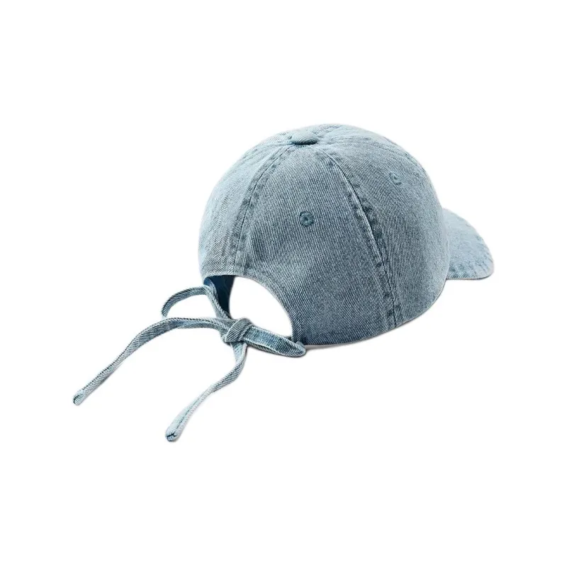 ZARA Cotton Baseball Caps Women's Blue-1