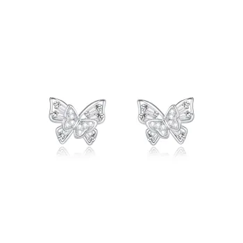 Barbie S925 Silver Stud Earrings Women's