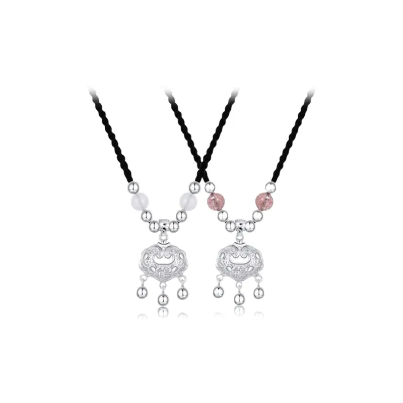 LuluCanaan Glass Cat Eye Necklaces Women's-4