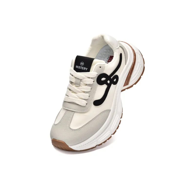 MISTERY Lightweight Anti Slip Low Top Chunky Sneakers Women's-2