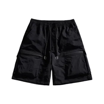 American Vintage Luxury Streetwear Large Pocket Versatile Casual Breathable Parachute Workwear 5 Button Shorts Unisex