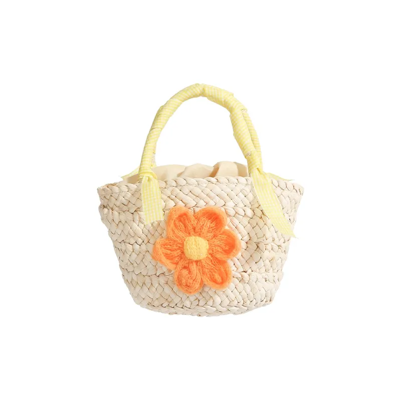 YZUE Woven Handbag Regular Women's Pink/Blue/Green/Yellow-14
