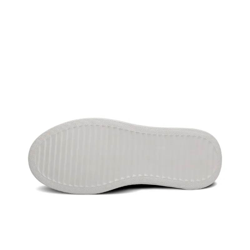 Bansley Low Top Skateboard Shoes Men's White-4