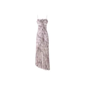 Udon House Slip Dresses Women's Purple