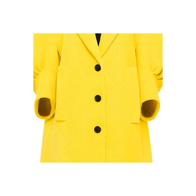 PRADA Velvet Jackets Women's Yellow-4