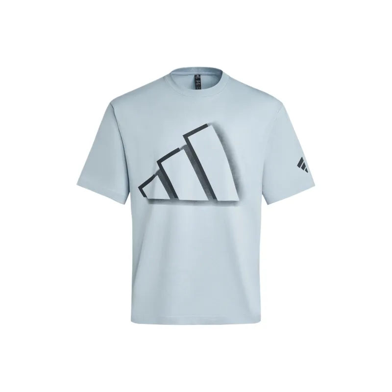 Adidas T Shirt Men's Yellow Blue-0