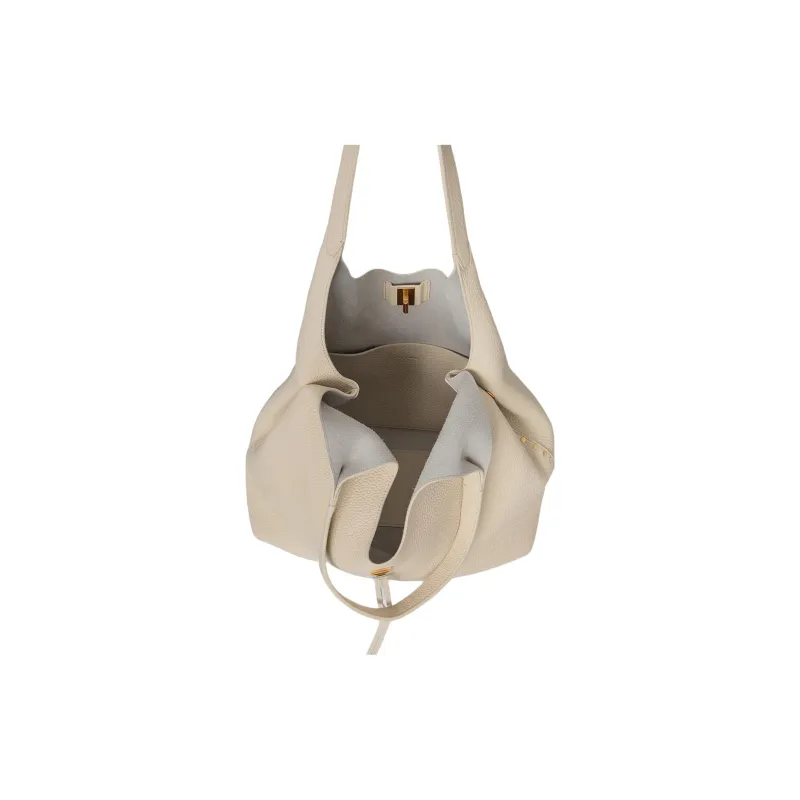 REBECCA MINKOFF Genuine Leather Shoulder Bag Women's Stone Color-2