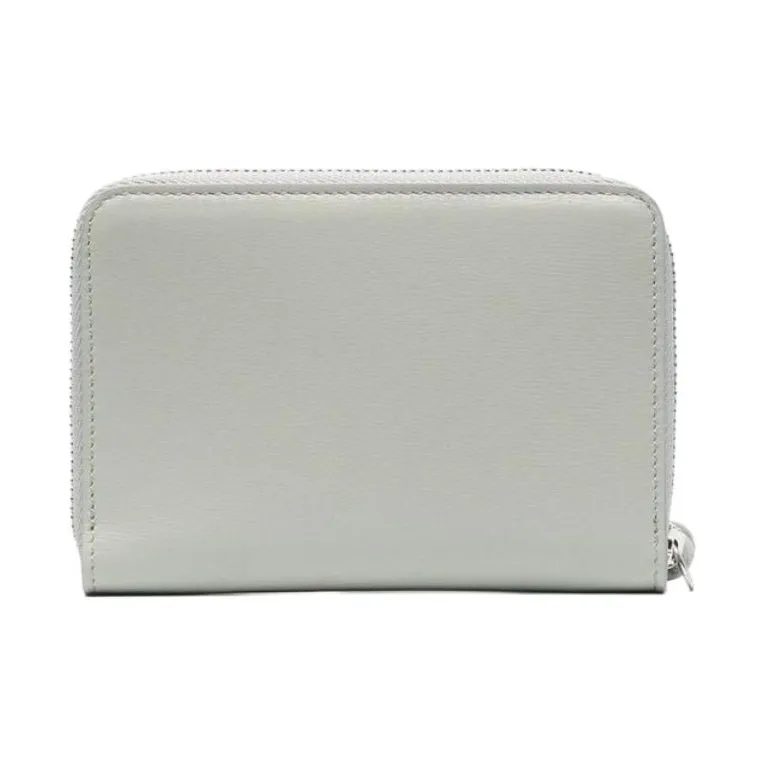 JIL SANDER Calfskin Wallet Medium Size Women's Light Gray-1