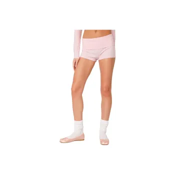 Edikted Meg Fold Over Shorts Casual Shorts Women's