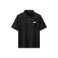 [7A Antibacterial Cooling]Black (White Gradient Chest Logo)