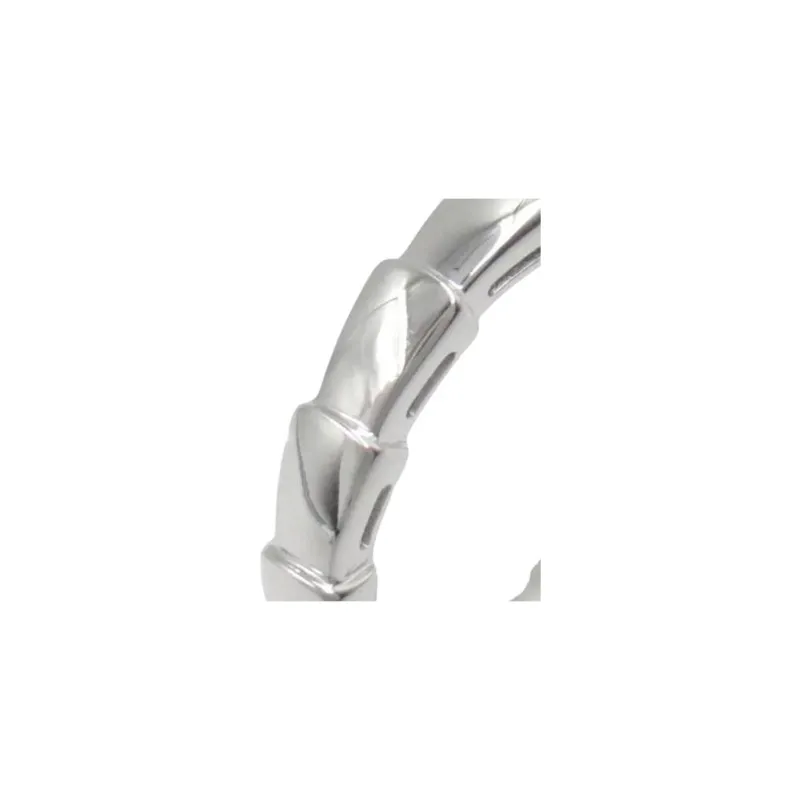 BVLGARI 2010s 18K White Gold Serpenti Viper Ring-1