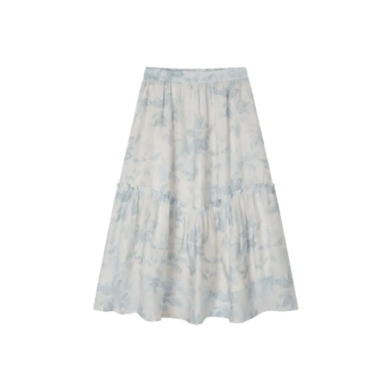 IHIMI Casual Long Skirt Women's-2