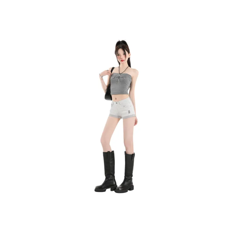 Mm Denim Shorts Women's-17