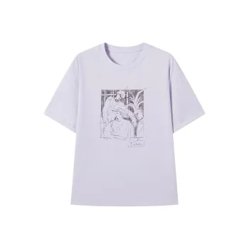 DIALOGUE Drop Shoulder Sleeve T Shirt Women's