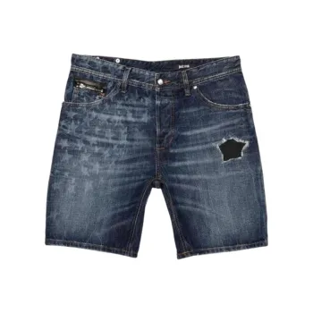 Just Cavalli Denim Shorts Men's Blue Black
