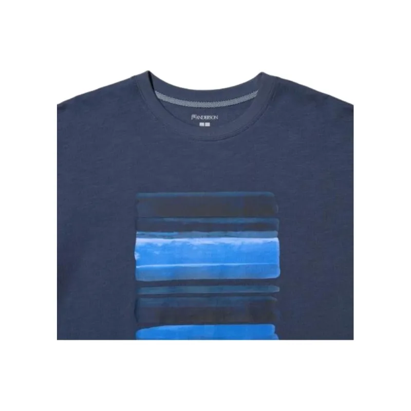 UNIQLO Jw Anderson Co Branded Series T Shirt Men's Dark Blue-2