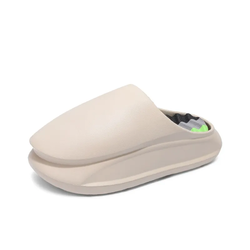 CariteSport EVA Quiet Odor Resistant Abrasion Resistant Slip Resistant Closed Toe Slippers Unisex-1