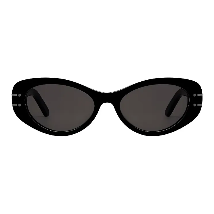 DIOR Acetate Cat Eye Sunglasses Women's Black-1