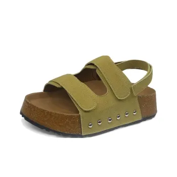 WENPU One Strap Sandals Women's