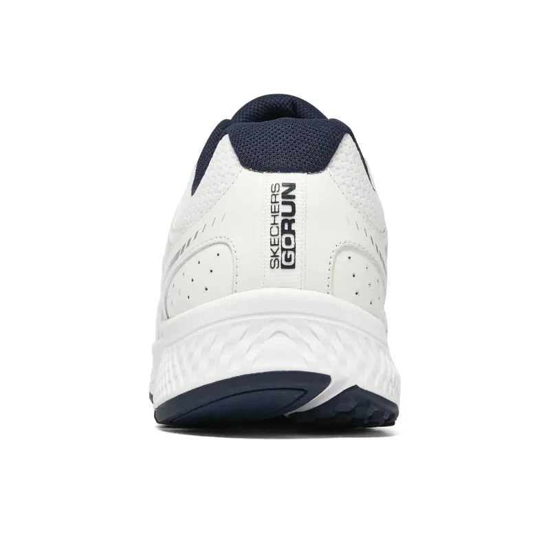 Skechers GO RUN Cushioning, Slip Resistant, And Abrasion Resistant Low Top Running Shoes Men's White Blue-3
