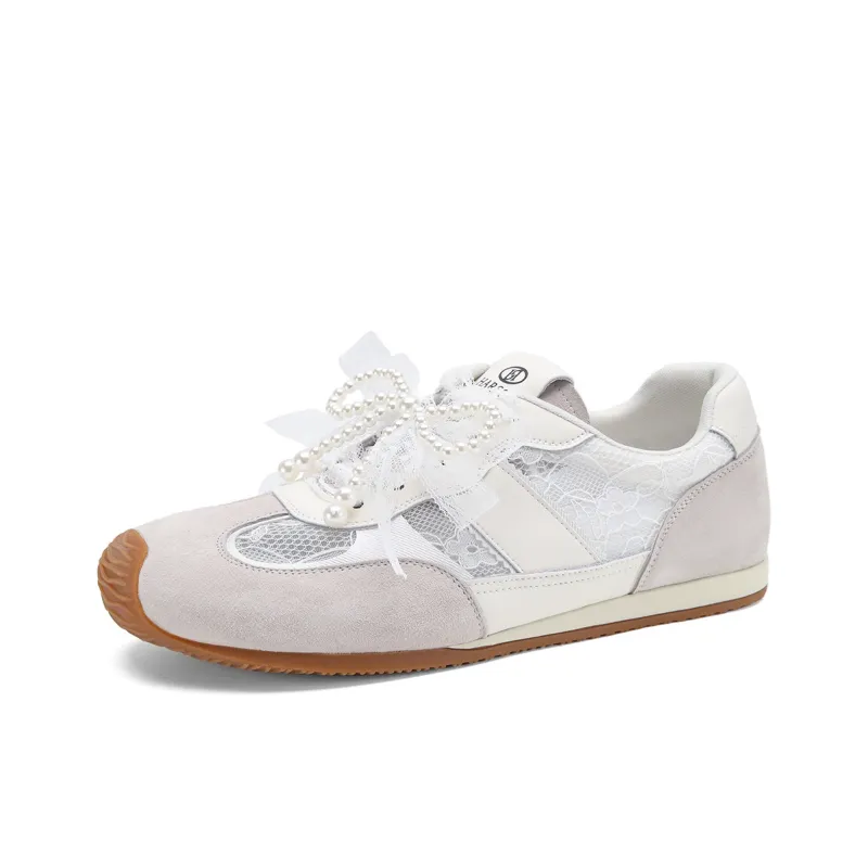 HARSON Slip Resistant, Abrasion Resistant, Breathable Low Top Casual Shoes Women's-0