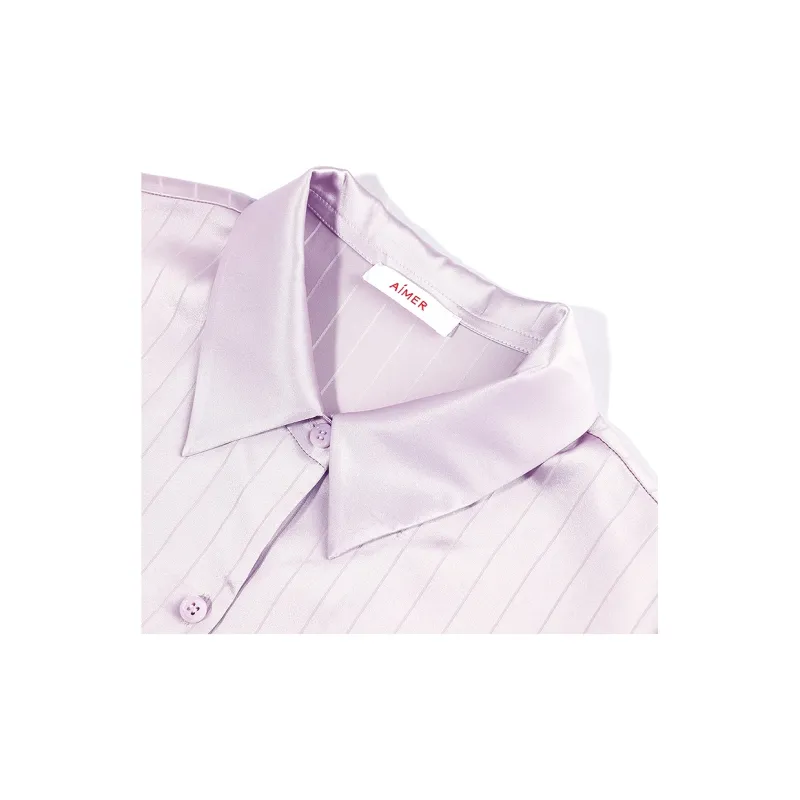 AIMER Women's Pajama Sets-2
