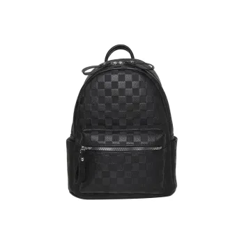 Yalu PU Backpack Regular Women's Black/White