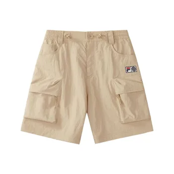 FILA FUSION x ROUND TWO Cargo Shorts Women's Fall Reed Coffee